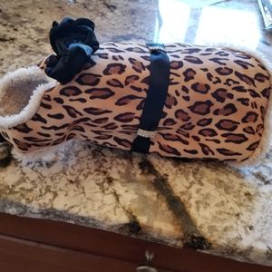 Pet Coat..Diva leopard